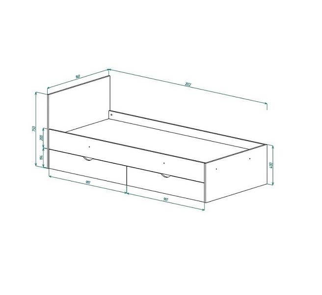 Кр 900. Кровать односпальная Кинг 900.1900 чертеж. Кровать "Биг" 900 с ящиками кр-07. Чертеж односпальной кровати с ящиками.