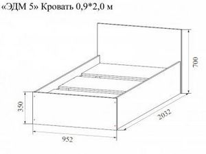 Спальный гарнитур Эдем-5 с угловым шкафом в Режи - rezh.ok-mebel.com | фото 5