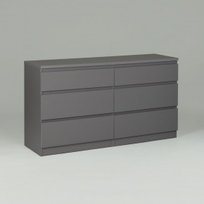 2.03.02.080.4 КАСТОР комод 6 ящиков RU серый в Режи - rezh.ok-mebel.com | фото
