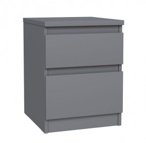 2.03.03.050.4 КАСТОР тумба 2 ящика RU серая в Режи - rezh.ok-mebel.com | фото