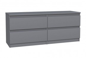2.03.03.100.4 КАСТОР тумба 4 ящика RU серая в Режи - rezh.ok-mebel.com | фото