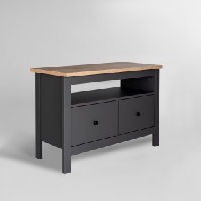 2.08.03.080.15 САГА тумба 2 ящика серая/ясень RU в Режи - rezh.ok-mebel.com | фото