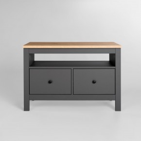 2.08.03.080.15 САГА тумба 2 ящика серая/ясень RU в Режи - rezh.ok-mebel.com | фото 2