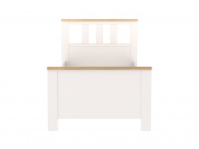 2.08.04.050.14 САГА кровать одинарная 90х200 белая/ясень в Режи - rezh.ok-mebel.com | фото