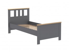 2.08.04.050.15 САГА кровать одинарная 90х200 серая/ясень в Режи - rezh.ok-mebel.com | фото