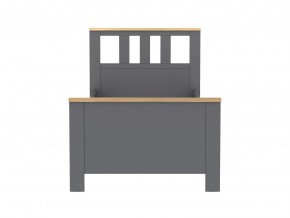 2.08.04.050.15 САГА кровать одинарная 90х200 серая/ясень в Режи - rezh.ok-mebel.com | фото 2