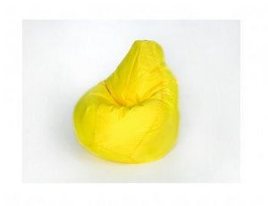 Кресло-мешок Груша малое желтое в Режи - rezh.ok-mebel.com | фото 1