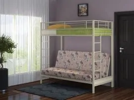 Кровать двухъярусная с диваном "Мадлен" в Режи - rezh.ok-mebel.com | фото 5