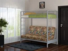 Кровать двухъярусная с диваном "Мадлен" в Режи - rezh.ok-mebel.com | фото 9