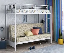Кровать двухъярусная с диваном "Мадлен" в Режи - rezh.ok-mebel.com | фото 11