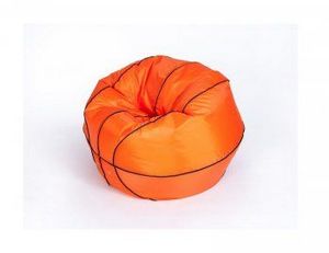 Кресло-мешок Баскетбольный мяч малый оранжево-черное в Режи - rezh.ok-mebel.com | фото 3