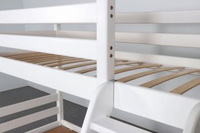 АДЕЛЬ Кровать двухъярусная с наклонной лестницей (белый) в Режи - rezh.ok-mebel.com | фото 6