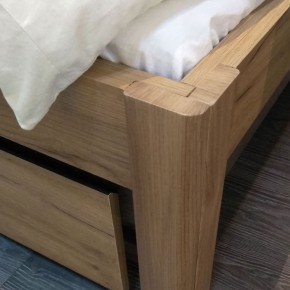 АФИНА А3в Кровать 1400 (крафт) в Режи - rezh.ok-mebel.com | фото 5