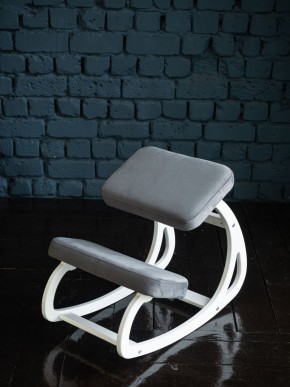 Балансирующий коленный стул Конёк Горбунёк (Белый) в Режи - rezh.ok-mebel.com | фото 3