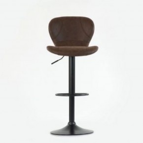 Барный стул Barneo N-86 Time / Black / VPU Brown Vintage коричневый винтаж PK970-18 в Режи - rezh.ok-mebel.com | фото 3
