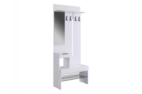 БАСКО Прихожая К7 (белое дерево) в Режи - rezh.ok-mebel.com | фото 2