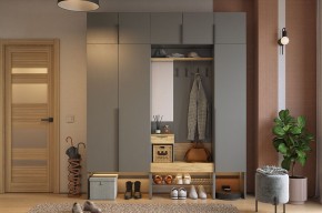 БАСКО Прихожая К7 (графит) в Режи - rezh.ok-mebel.com | фото 15