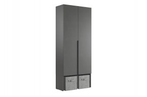 БАСКО Прихожая К7 (графит) в Режи - rezh.ok-mebel.com | фото 4