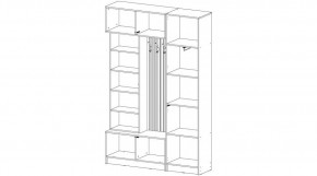 БАВАРИЯ Прихожая (дуб вотан/кашемир) в Режи - rezh.ok-mebel.com | фото 4