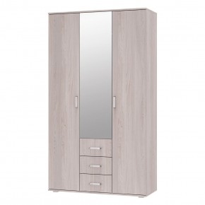 БЕЛЛА Шкаф 3-х створчатый (Ясень белый) в Режи - rezh.ok-mebel.com | фото