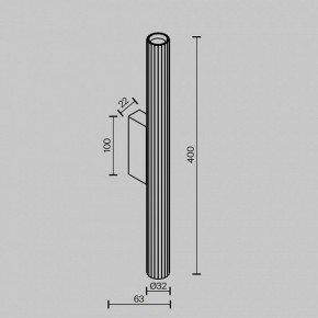 Бра Maytoni Calipso C082WL-12W2.7K-B в Режи - rezh.ok-mebel.com | фото 4