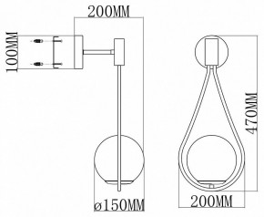 Бра Moderli Barocco V11574-1W в Режи - rezh.ok-mebel.com | фото 8