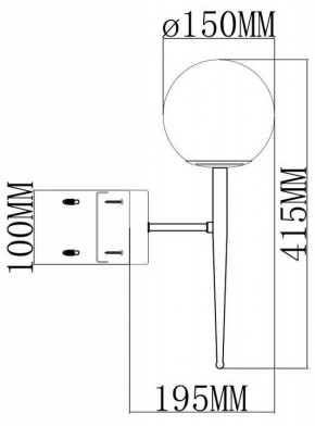 Бра Moderli Scrumbel V11562-1W в Режи - rezh.ok-mebel.com | фото 6
