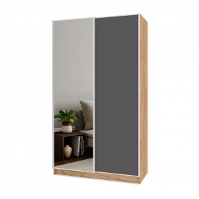 БРАУН Б632 Шкаф-купе (дуб золотой/графит) в Режи - rezh.ok-mebel.com | фото
