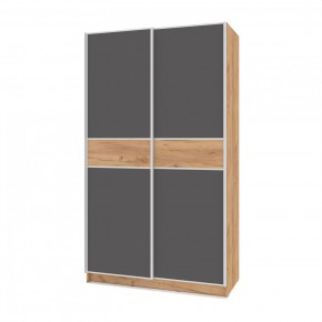 БРАУН Б655 Шкаф-купе (дуб золотой/графит) в Режи - rezh.ok-mebel.com | фото