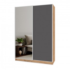 БРАУН Б662 Шкаф-купе (дуб золотой/графит) в Режи - rezh.ok-mebel.com | фото