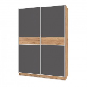 БРАУН Б685 Шкаф-купе (дуб золотой/графит) в Режи - rezh.ok-mebel.com | фото
