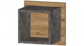 ДАЛЛАС Полка квадрат (цемент темный) в Режи - rezh.ok-mebel.com | фото