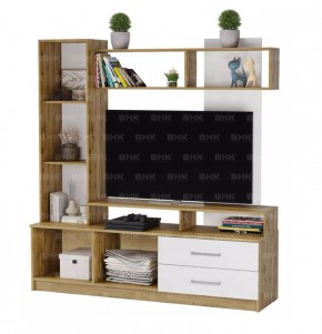 ДАРЬЯ Гостиная (Дуб Вотан/Белый глянец) в Режи - rezh.ok-mebel.com | фото 5