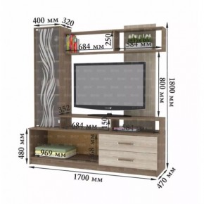 ДАРЬЯ Гостиная (Крафт серый/Крафт белый) в Режи - rezh.ok-mebel.com | фото 8