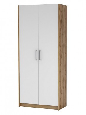 ДАРЬЯ Шкаф (Дуб Вотан/Белый глянец) гостиная в Режи - rezh.ok-mebel.com | фото
