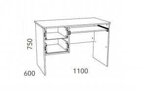 Детская Фанк Стол для компьютера НМ 009.19-05 М2 в Режи - rezh.ok-mebel.com | фото 3