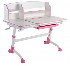 Парта-трансофрмер Amare II Pink с надстройкой в Режи - rezh.ok-mebel.com | фото 3
