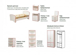 Набор мебели для детской Юниор-10 (с кроватью 800*1600) ЛДСП в Режи - rezh.ok-mebel.com | фото 2