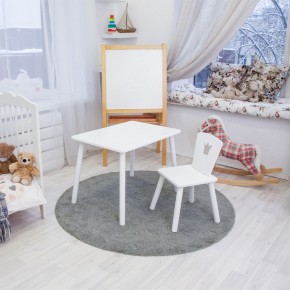 Детский комплект стол и стул «Корона» Rolti Baby (белый/белый, массив березы/мдф) в Режи - rezh.ok-mebel.com | фото 2