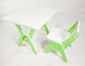 Детский растущий стол-парта и стул Я САМ "Умка" (Зеленый) в Режи - rezh.ok-mebel.com | фото 1
