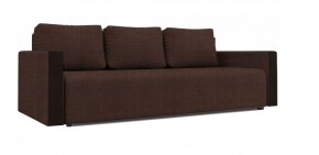 Диван Алиса 4 Shaggy CHOCOLATE - Teos Dark Brown в Режи - rezh.ok-mebel.com | фото 1