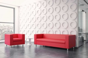 Диван четырехместный Алекто искусственная шерсть KARDIF в Режи - rezh.ok-mebel.com | фото 5