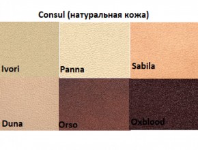 Диван двухместный Алекто Consul натуральная кожа в Режи - rezh.ok-mebel.com | фото 5