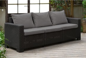 Диван Калифорния 3-х местный (California 3 Sofa), графит в Режи - rezh.ok-mebel.com | фото