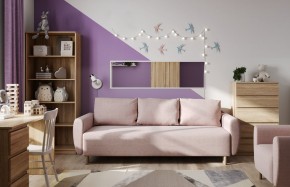 Диван-кровать Тулисия светло-розовый, ткань рогожка в Режи - rezh.ok-mebel.com | фото
