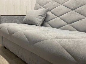 Диван Престиж-15 (НПБ+МДФ) велюр Sensey silver в Режи - rezh.ok-mebel.com | фото 7