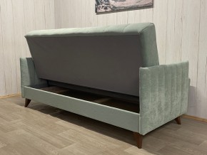 Диван Престиж-3 (НПБ) велюр Sensey mist green в Режи - rezh.ok-mebel.com | фото 4