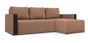 Диван угловой Алиса 3 Bahama GINGER - Teos Dark Brown в Режи - rezh.ok-mebel.com | фото