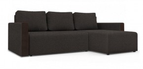 Диван угловой Алиса 3 Bahama GRAFIT - Teos Dark Brown в Режи - rezh.ok-mebel.com | фото