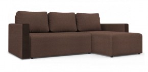 Диван угловой Алиса 3 Bahama PEBBLE - Teos Dark Brown в Режи - rezh.ok-mebel.com | фото